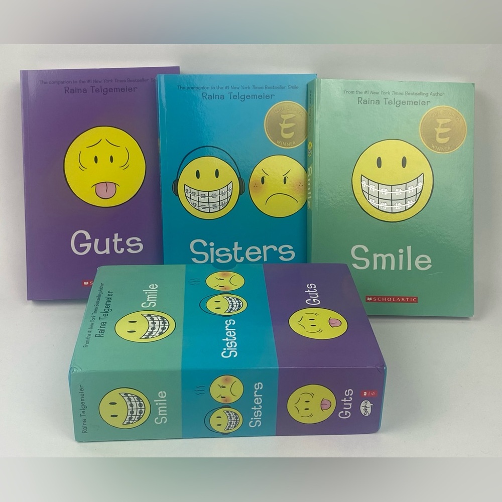 Smile, Sisters, and Guts: The Box Set -- Raina Telgemeier